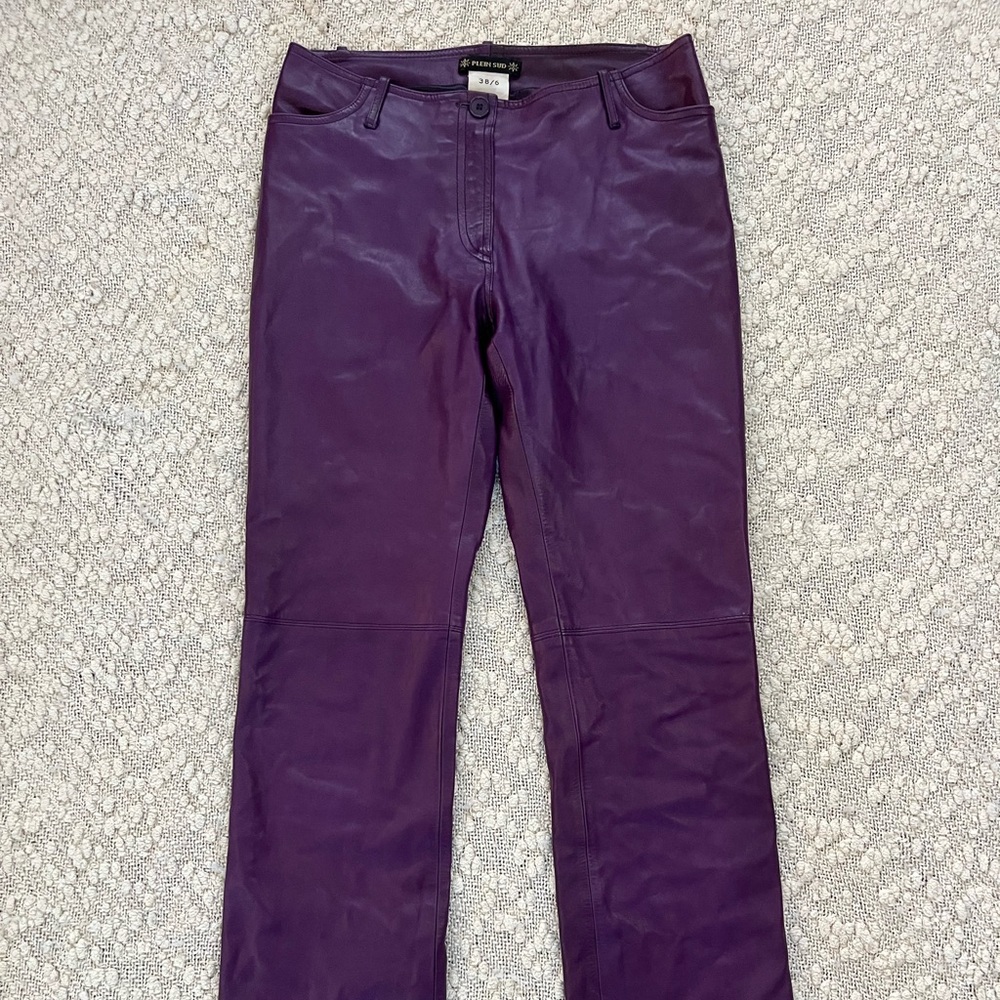 Plein Sud leather pants